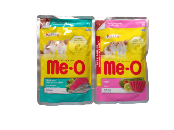 makanan kucing meo sachet